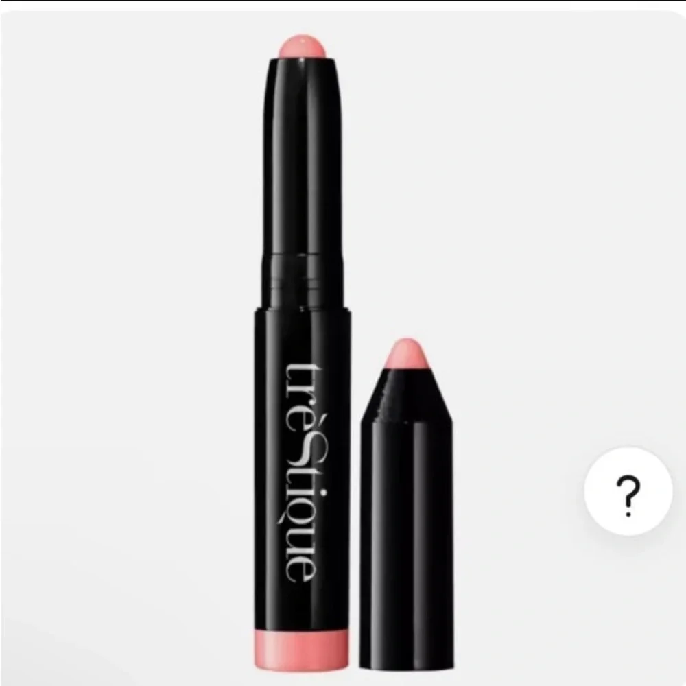 Trestique  Mini Lip Glaze Paris Pink & SLMISSGLAM blush brush Bundle NEW.